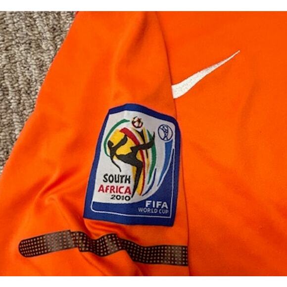 Nike Netherlands Home Soccer Jersey World Cup Final 2010 Wesley Sneijder Size L - Picture 8 of 8